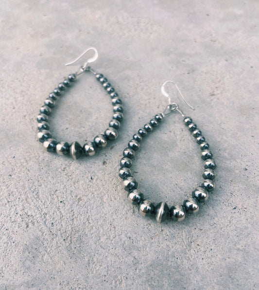 Real Navajo Pearl Earrings