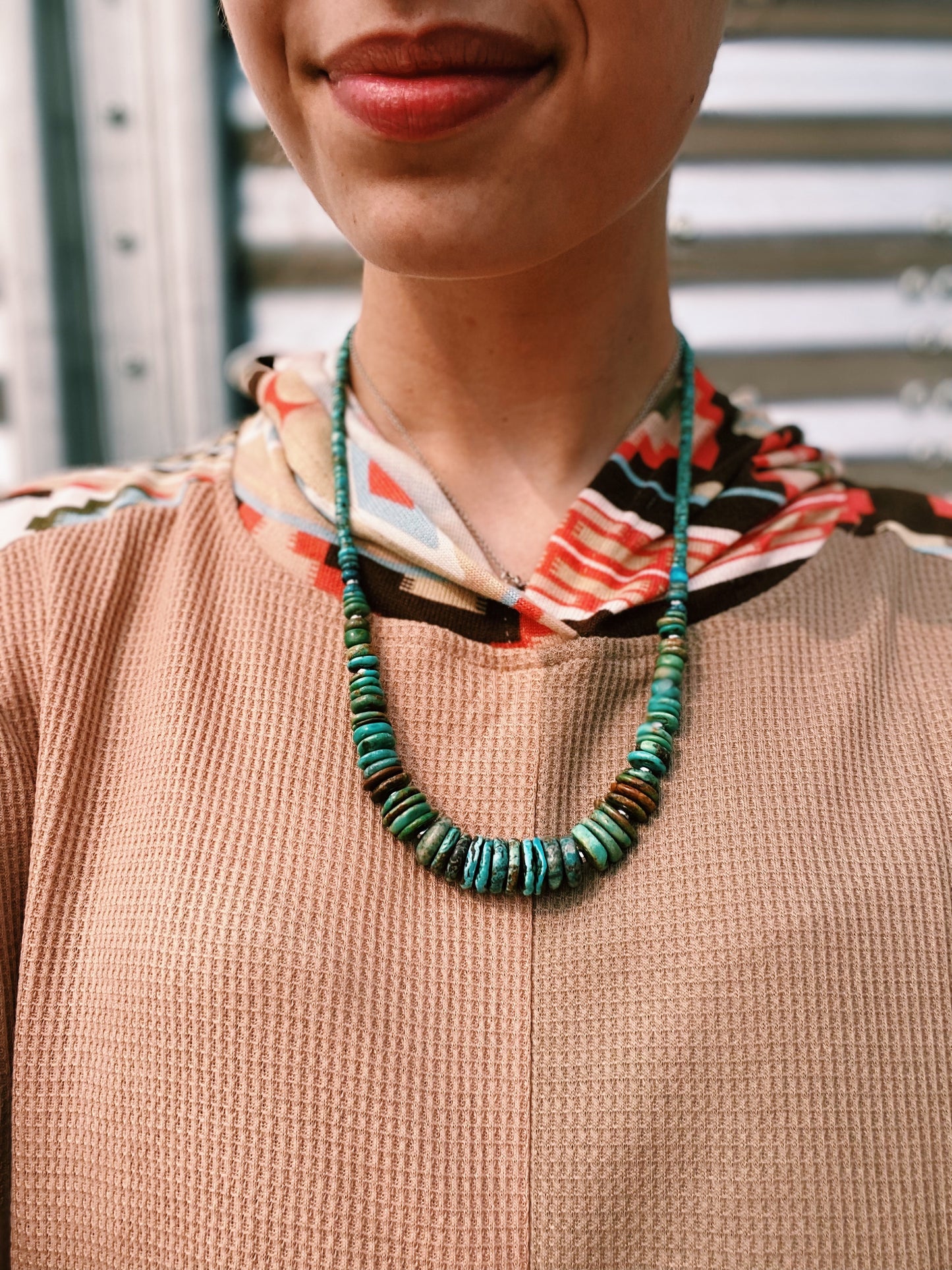 Tri-Colored Turquoise Necklace