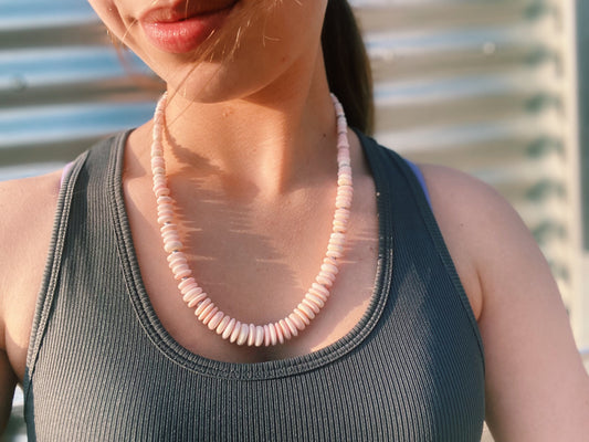 Pink Conch Necklace