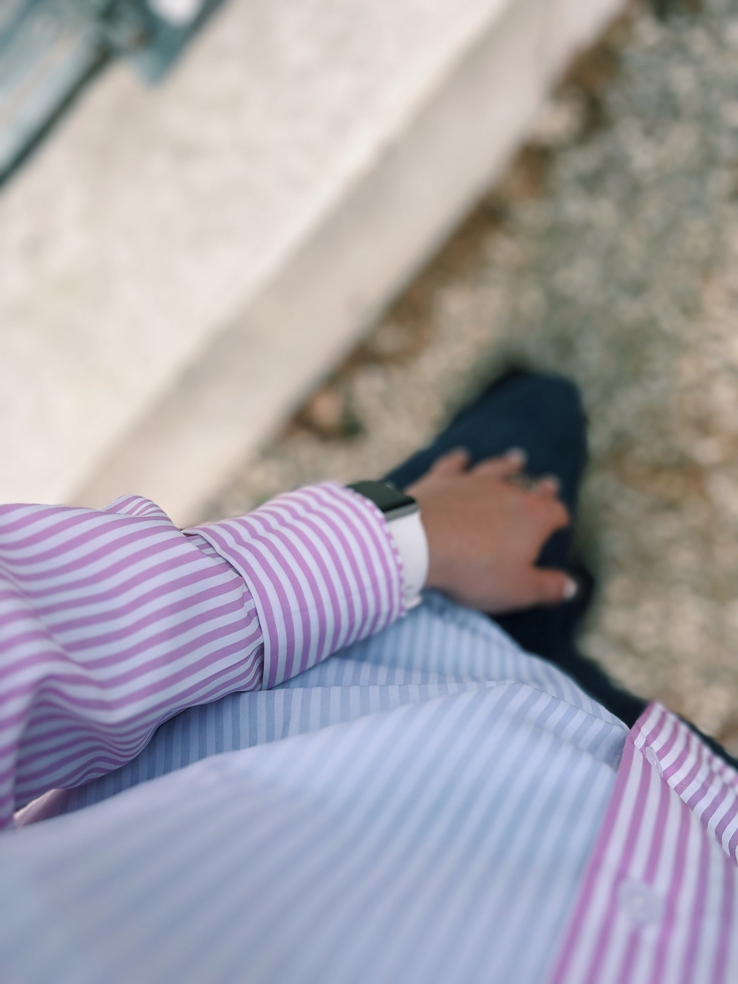 Basic Pink Striped Show Shirt