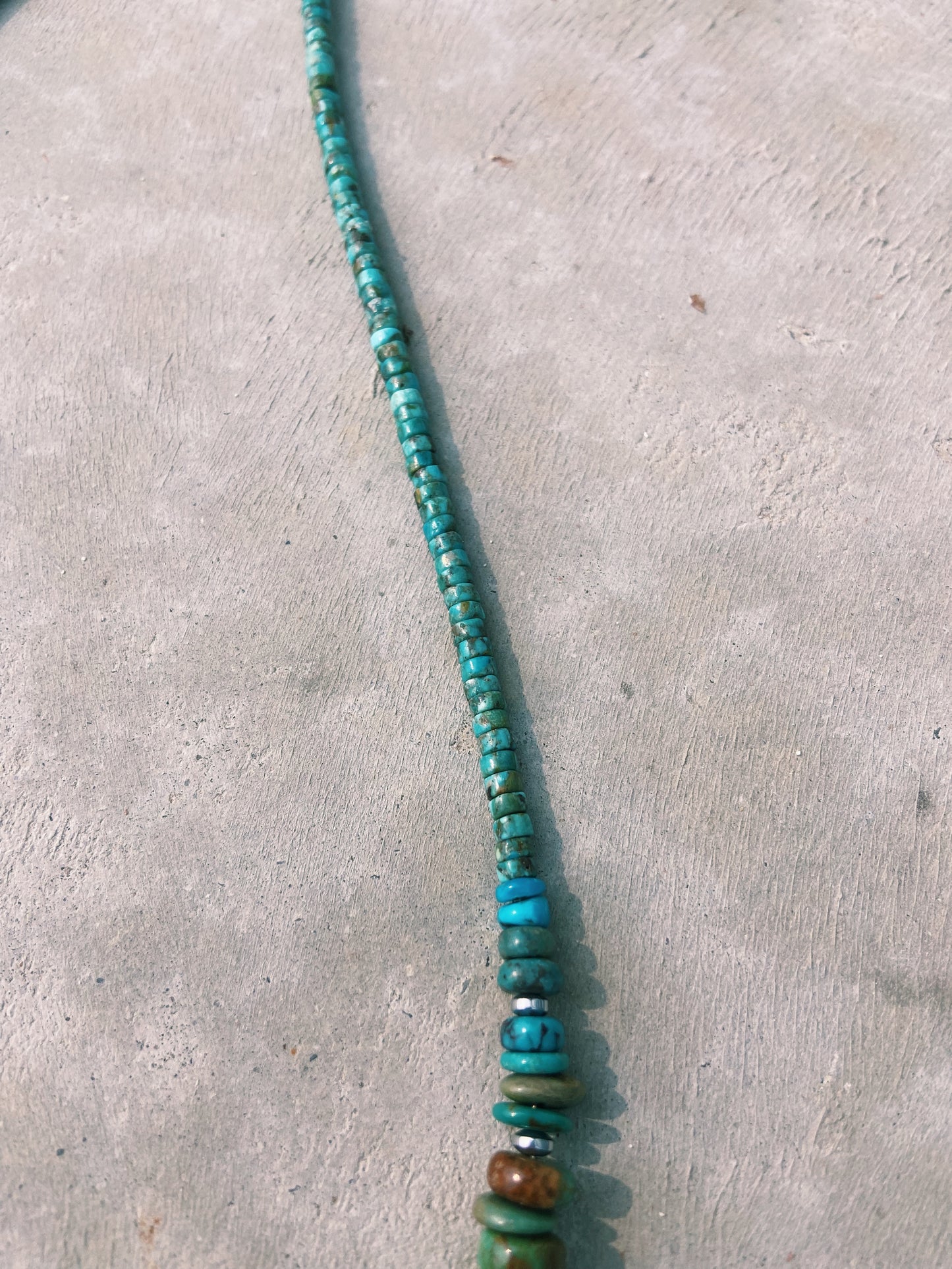 Tri-Colored Turquoise Necklace