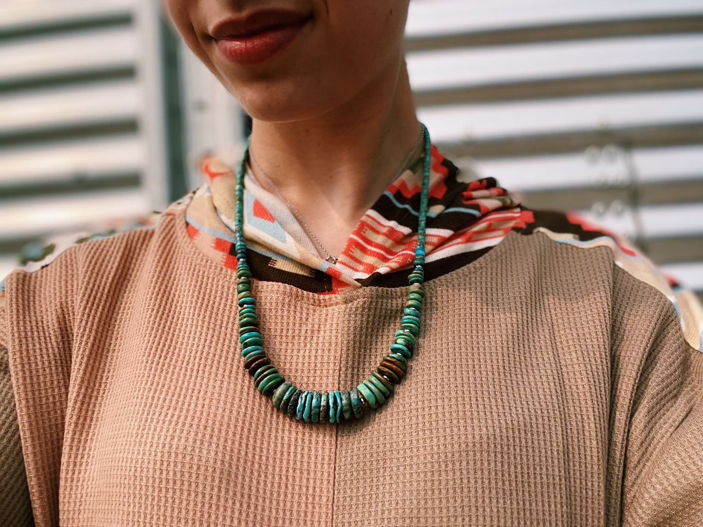 Tri-Colored Turquoise Necklace