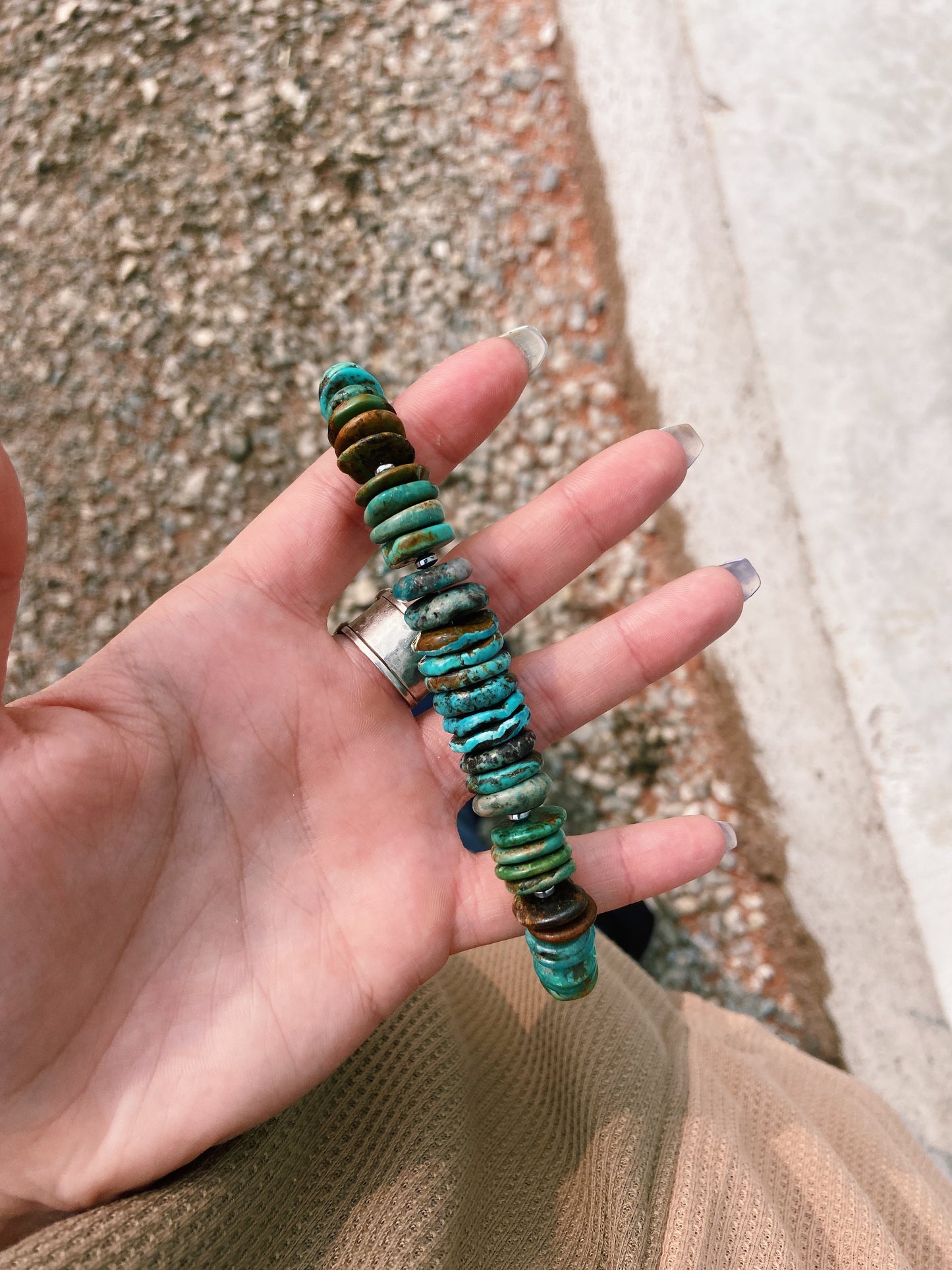 Tri-Colored Turquoise Necklace