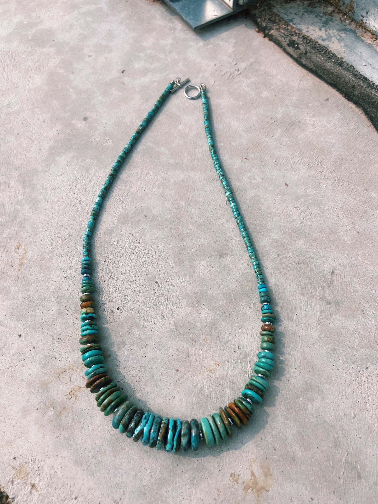 Tri-Colored Turquoise Necklace